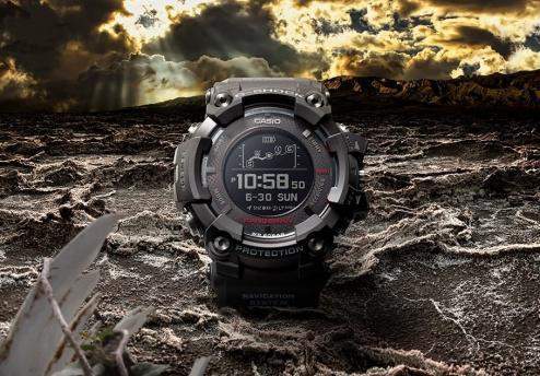 Революционные ударопрочные часы из серии G-Shock Rangeman в исполнении премиум-класса с использованием сапфирового стекла и керамики.